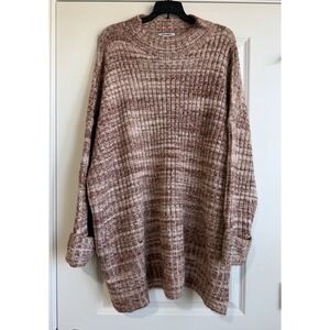 Old Navy Women's Mock Neck Rib Knit Tunic Sweater Size 4X